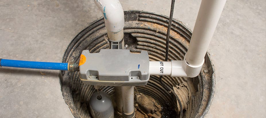sump pump installation union county